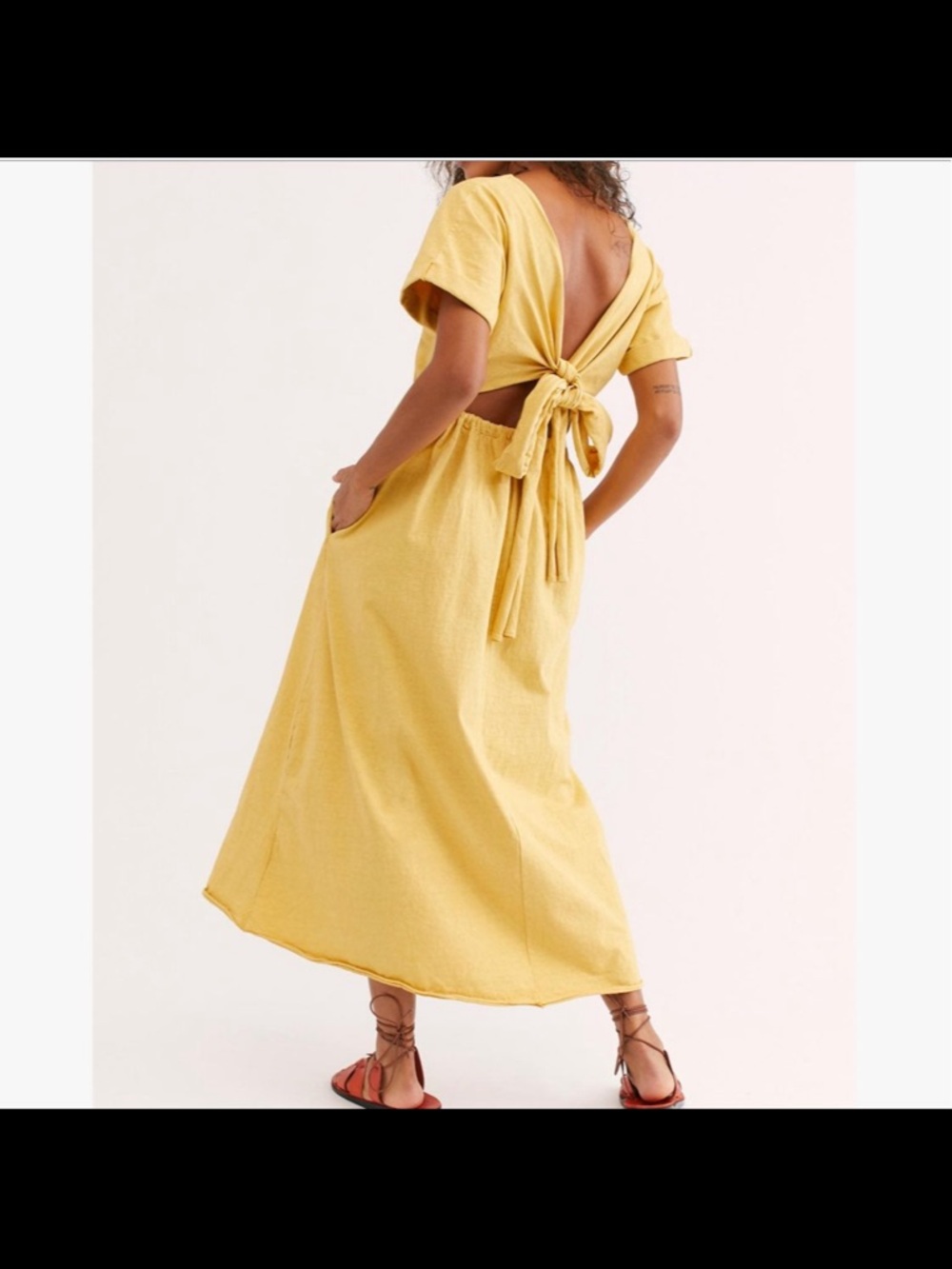 Free people beach sorrento midi dress